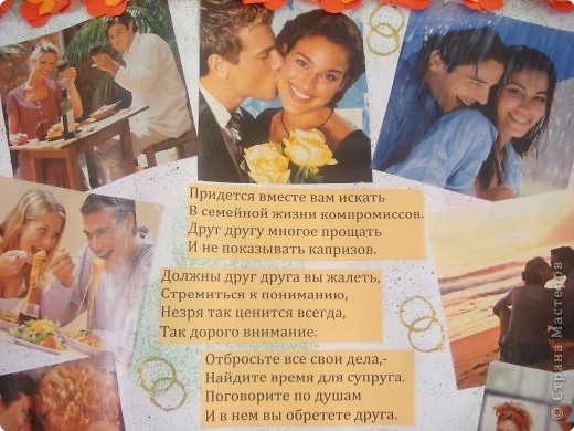 Плакат на свадьбу своими руками из фотографий